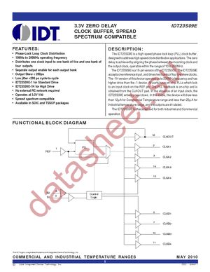 IDT23S09E-1HPGGI8 datasheet  